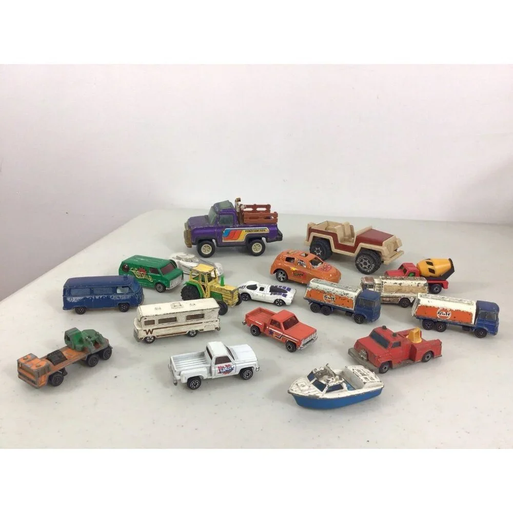 Vintage Matchbox Cars Tootsie Toy Variety Lot as Shown